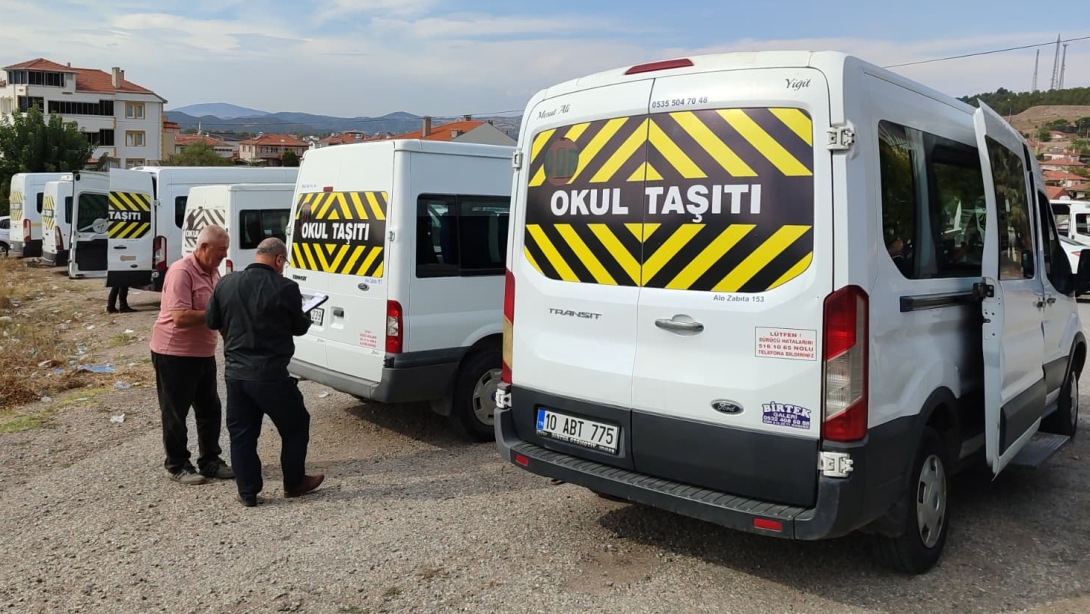 İlçe Milli Eğitim Müdürlüğü'nden Okul Servislerine Kapsamlı Güvenlik Denetimi ✅