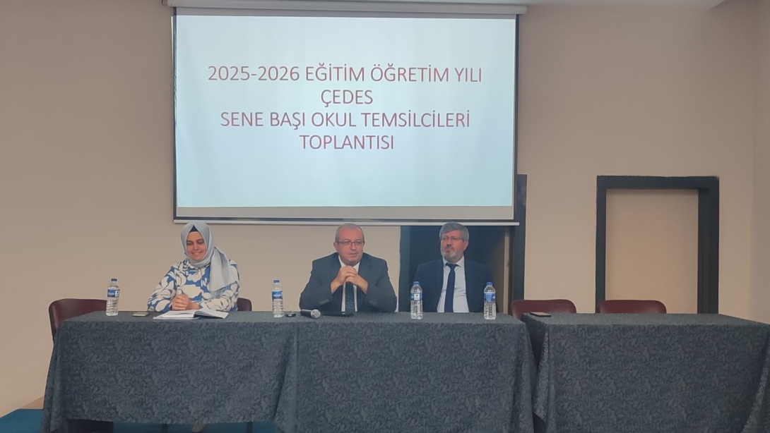 Çevreme Duyarlıyım, Değerlerime Sahip Çıkıyorum (ÇEDES) Projesi; Sene Başı Planlama Toplantısı Gerçekleştirildi.